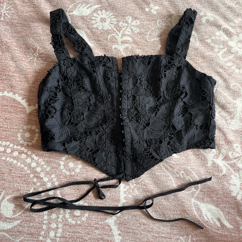NWT Tic Toc Corset Bustier Top